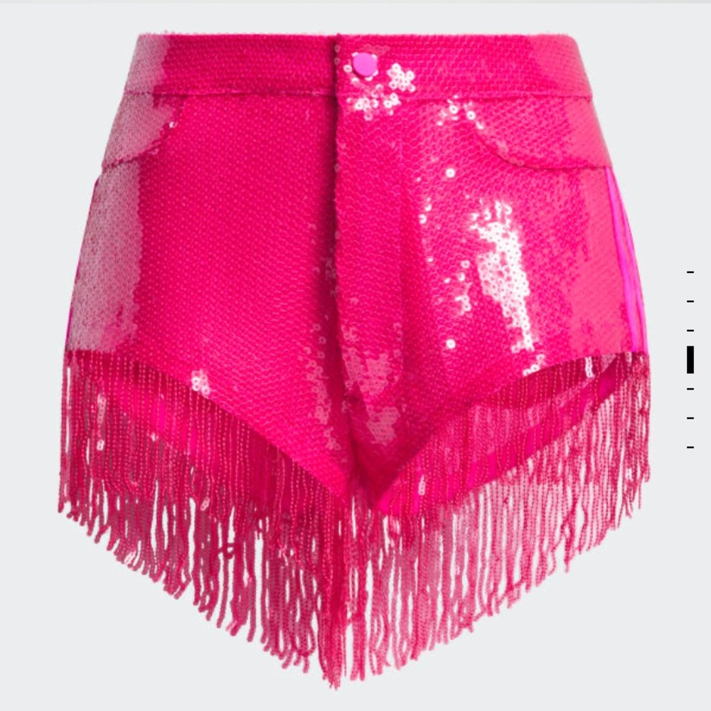 IVY PARK - Ivy Paradise Sequin Fringe Shorts